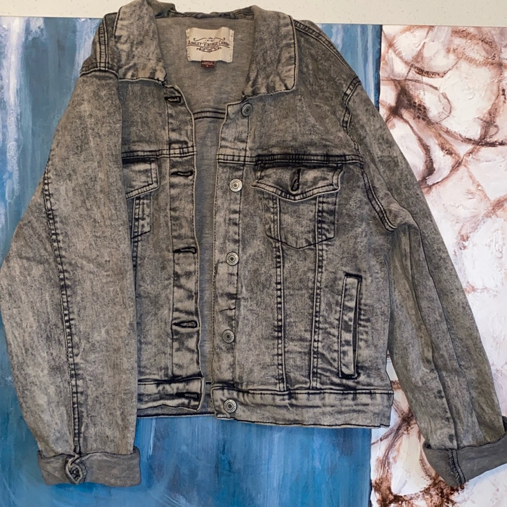 Distressed Black Jacket